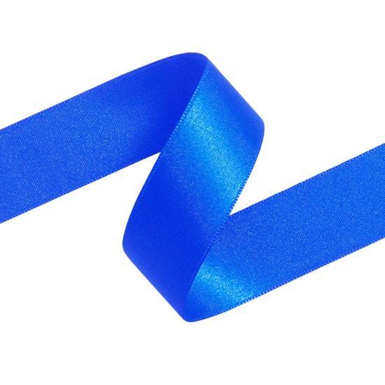 Double Sided Satin Ribbon (Blue) - All Wrapped Up